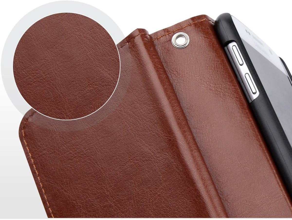 Galaxy S6 Case, Galaxy S6 Wallet Case, BENTOBEN Folio Flip Wallet Faux Leather Credit Card Slots Cash Holder Wristlet Protective Case for Samsung Galaxy S6 G920/G920V/G920P/G920R, Brown