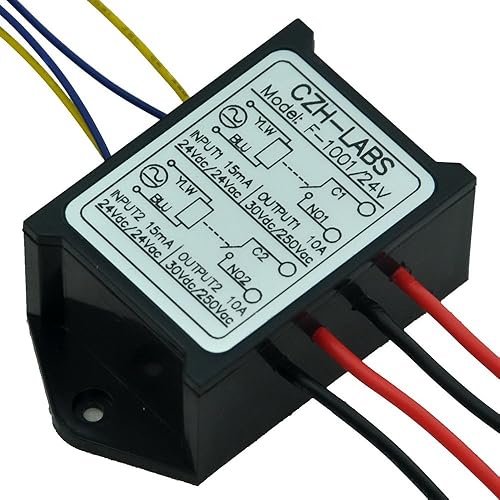 Miniatura 10 de Electronics-Salon 1PCS Dual SPST-NO 10Amp Power Relay Module, ACDC 5V Control Voltaje