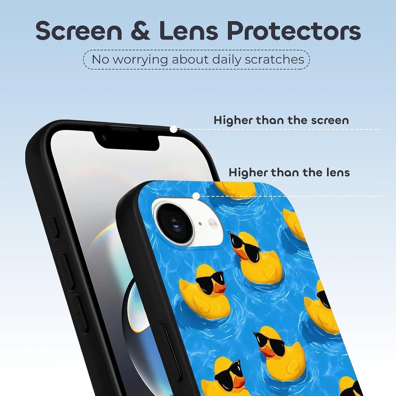 Rubber Duck Cute Phone Case for iPhone 16 Pro Max Plus 16E image 3