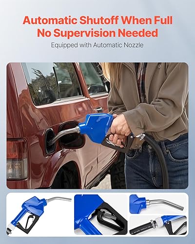 Miniatura 6 de VEVOR Kit de bomba de transferencia DEF de 110 V, 10.5 GPM, bomba de agua eléctrica autocebante de diafragma para urea de líquido de escape diésel,