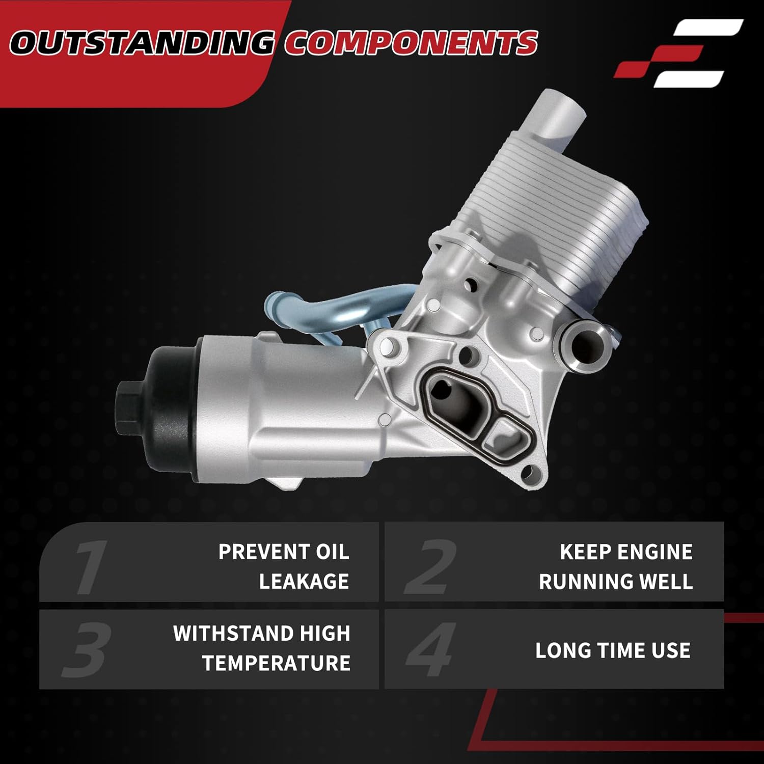 EPPO Oil Filter Housing 918-428 for 2011-2021 Chevy Cruze, 2012-2020 Sonic, 2015-2021 Trax, 2013-2021 Buick Encore 1.4L 55566784