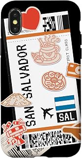 iPhone X/XS Airport and Airline Tags - Boarding Pass of San Salvador Case