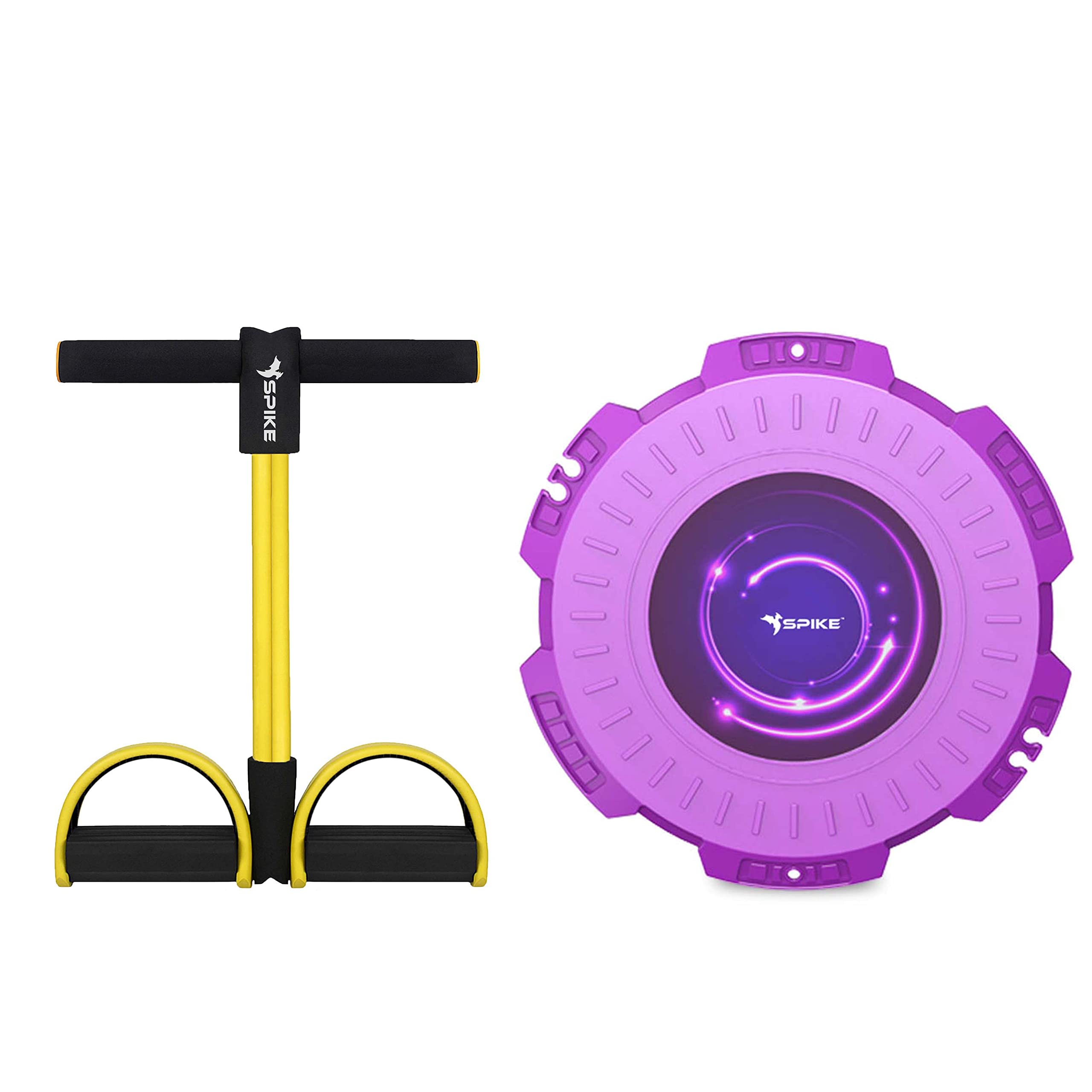 Spike Ab Twister Board Twister Pancia e Spike Cintura sottile rosa per esercizi addominali Attrezzatura palestra a casa per uomini e donne (Spike Tummy Twister + Spike Slim Belt Pink