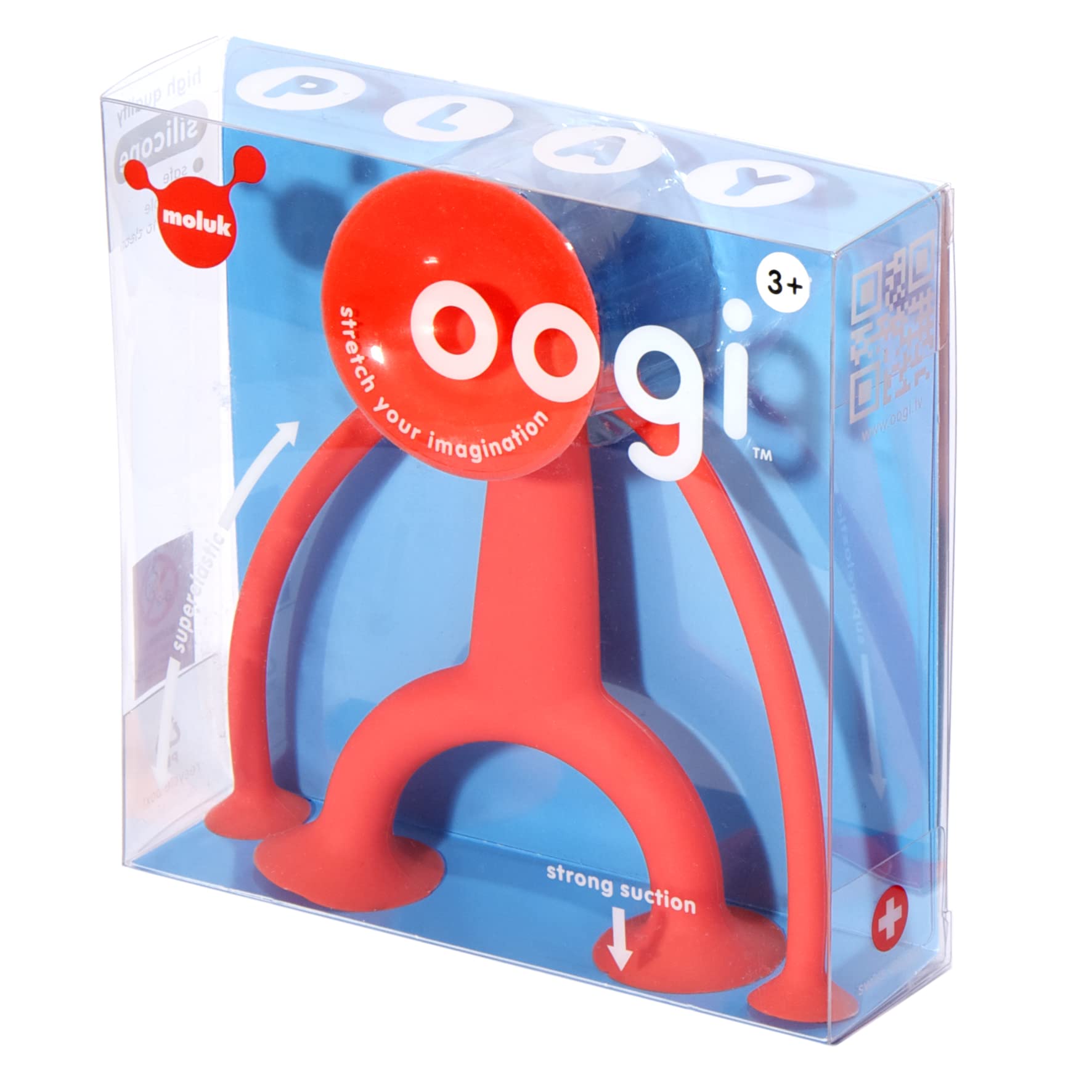 Oogi by MOLUK - Red - Open-Ended Fidget Toy for Kids, Teens, Adults