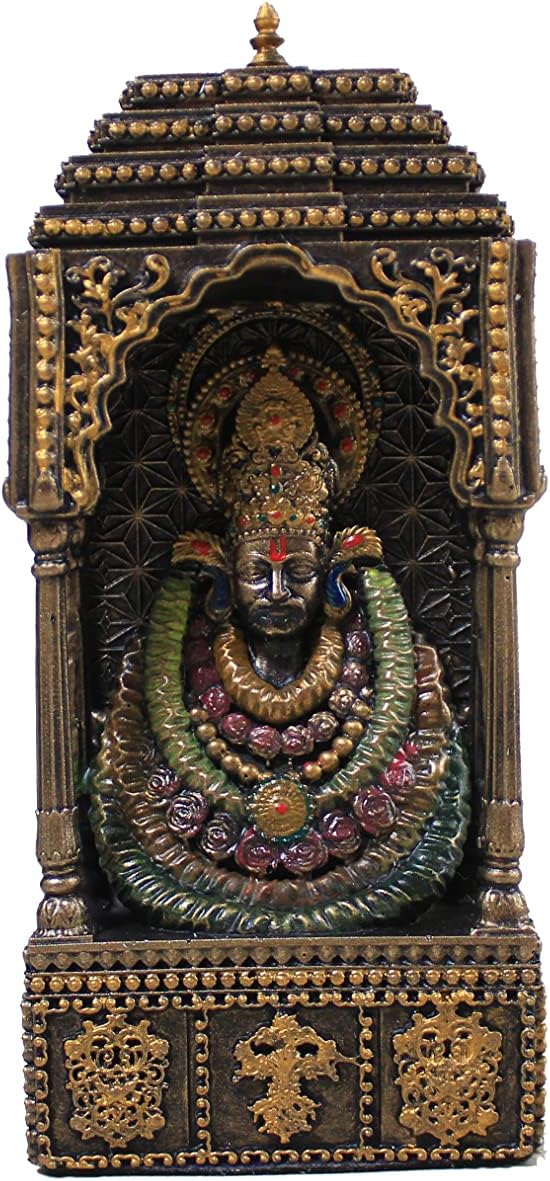 Antiques Nirmala POLYRESIN Cold CAST KHATU SHAYAM Statue