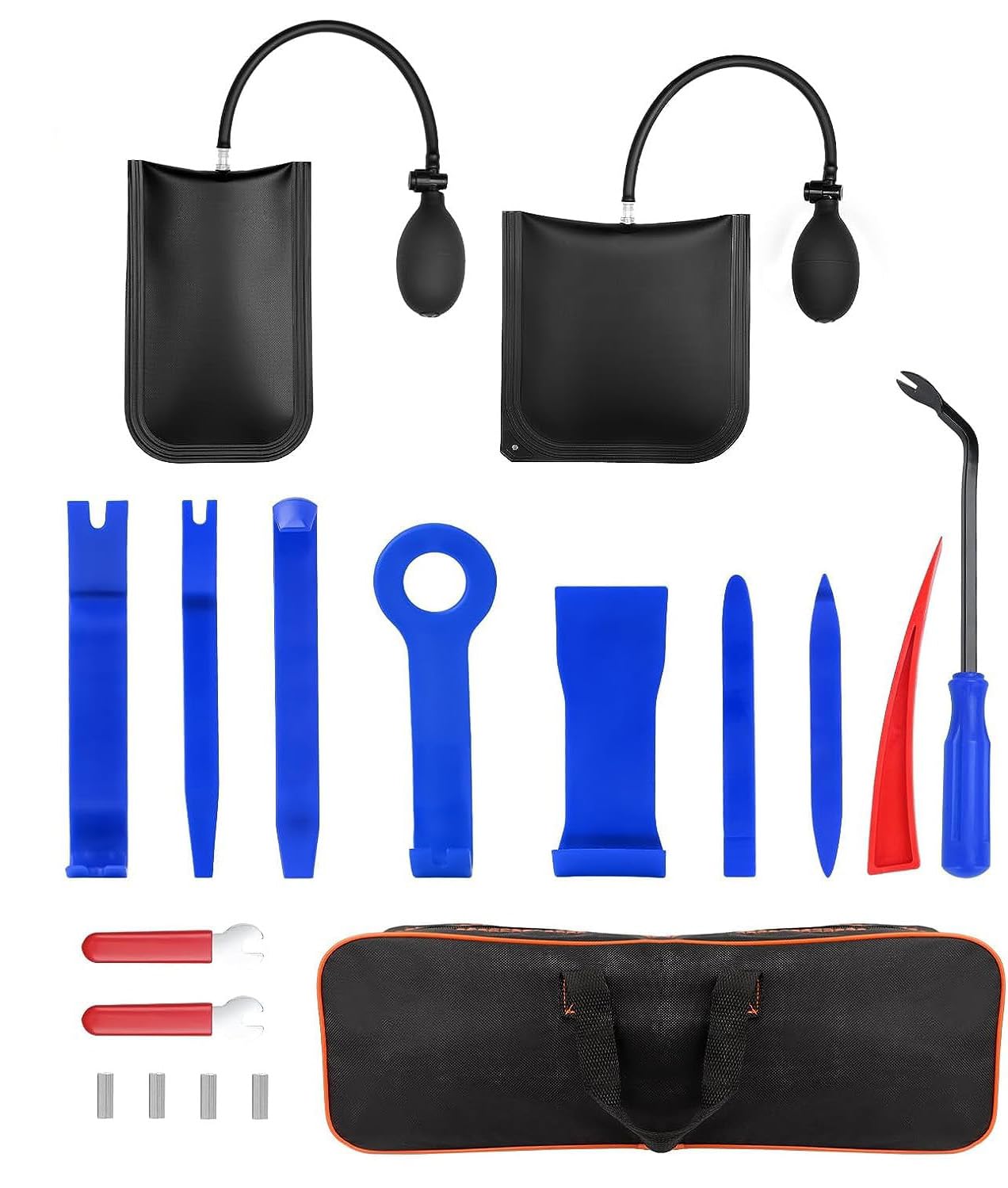 Hcosmy24PCS Professional Emergency car Tools Set, Automotive and Household Tool Set - Perfect for Car Enthusiasts and DIY Tool Kit