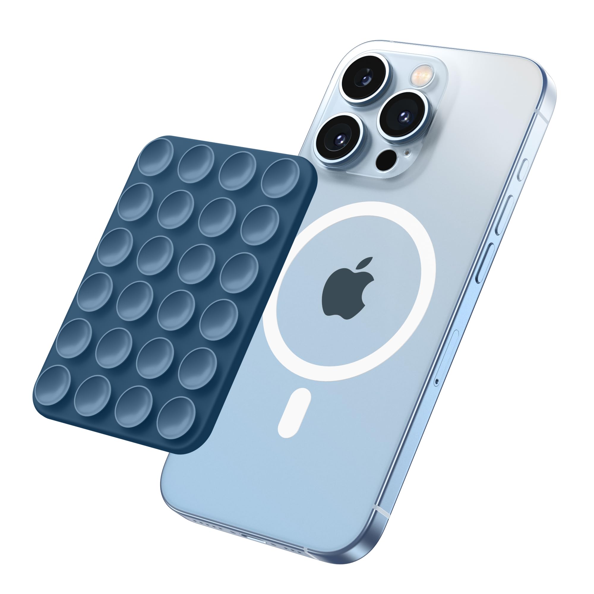 Magnetische Saugnapfhalterung Für IPhone – Rutschfeste Halterung Kompatibel Mit MagSafe, Kobaltblau