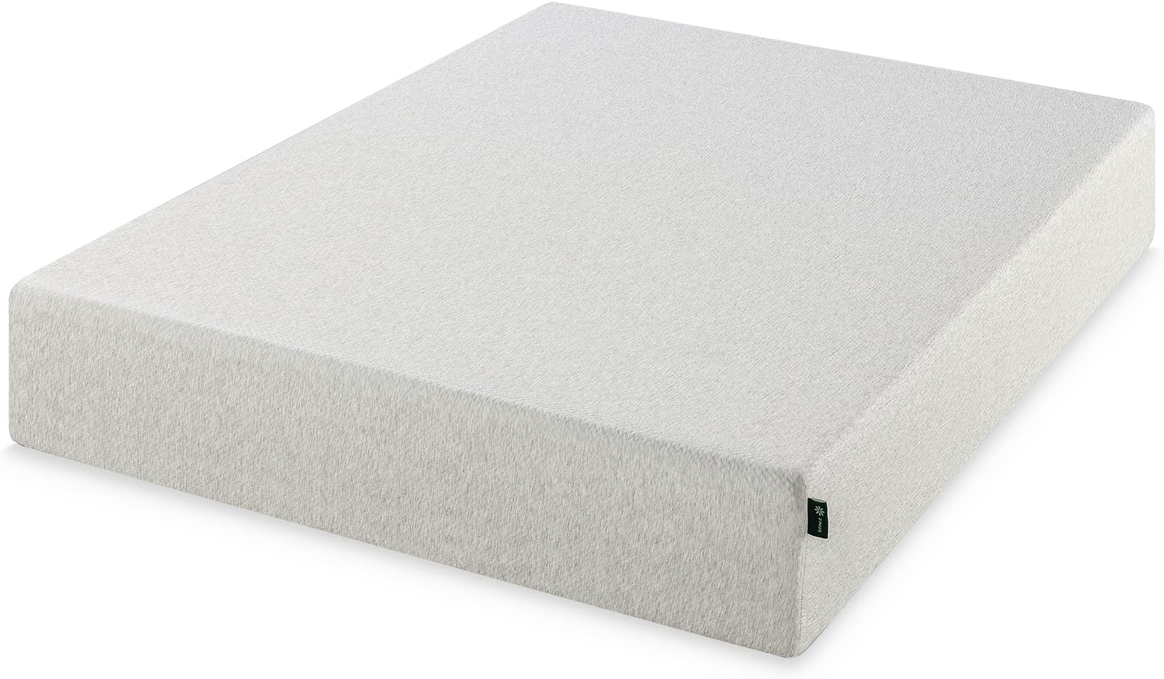 Zinus 12 Inch Ultima Memory Foam Mattress, King, Fiberglass Free, Pressure Relieving, CertiPUR-US Certified, Mattress in A Box, White