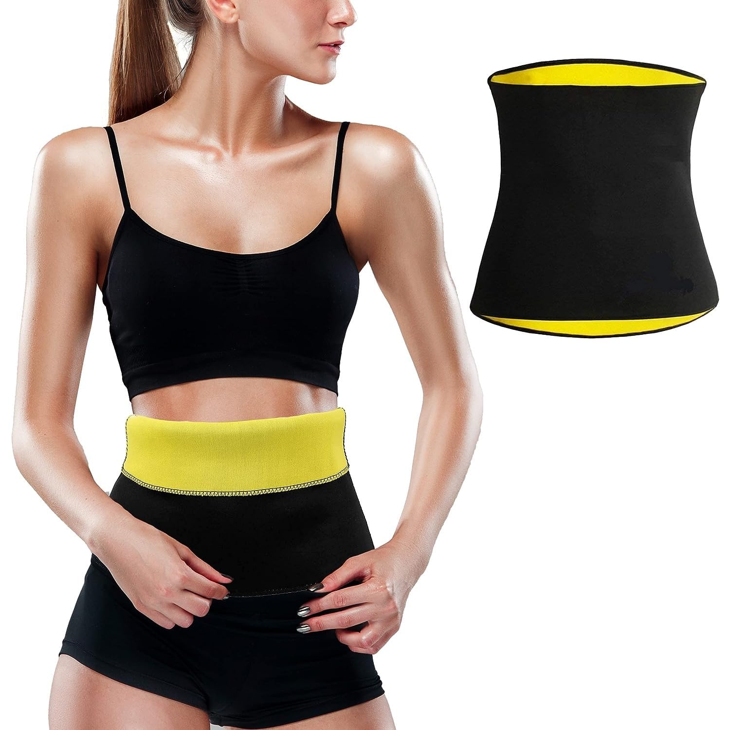 Unisex Body Shaper for Men Women Weight Loss Tummy Reducer Slimming Waist Fitness Belt Tummy Body Shaper Tummy Tucker Shapewear (Size S, M, L, XL, 2XL)-image-49