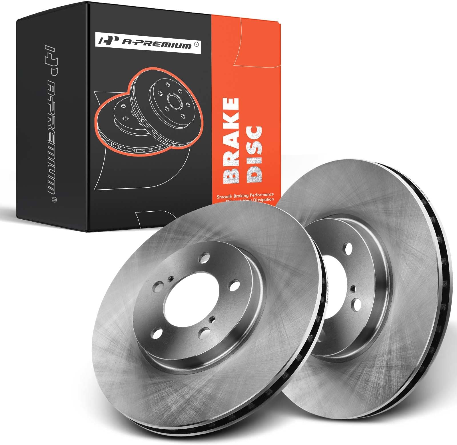 A-PremiumA-Premium 11.57 inch (294mm) Front Vented Disc Brake Rotors Compatible with Select Ford, Lincoln and Mercury Models - Sable 01-05, Taurus 96-99/01-07, Continental 95-02, Mark VIII 93-98, 2-PC Set