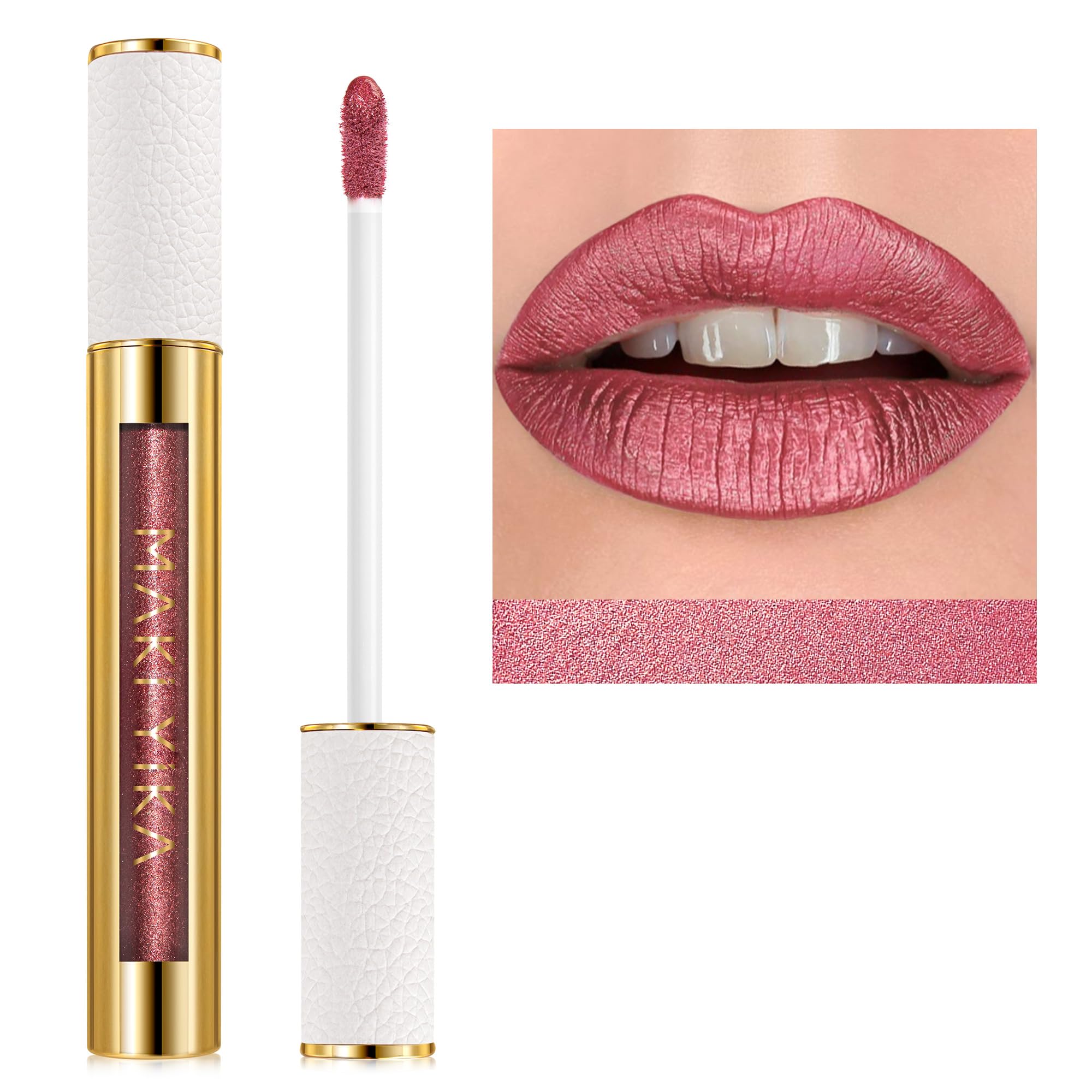 ベスト+ジレ 6 beauty&youth MAKI BEST Amazon.com : MAKI YIKA Red Lipstick for Women Metallic Lipsticks