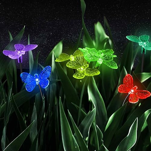 Luces solares para exteriores, 8 modos de flash luces solares de jardín impermeables para exteriores, panel solar separado de 1200 mAh, encadenado a