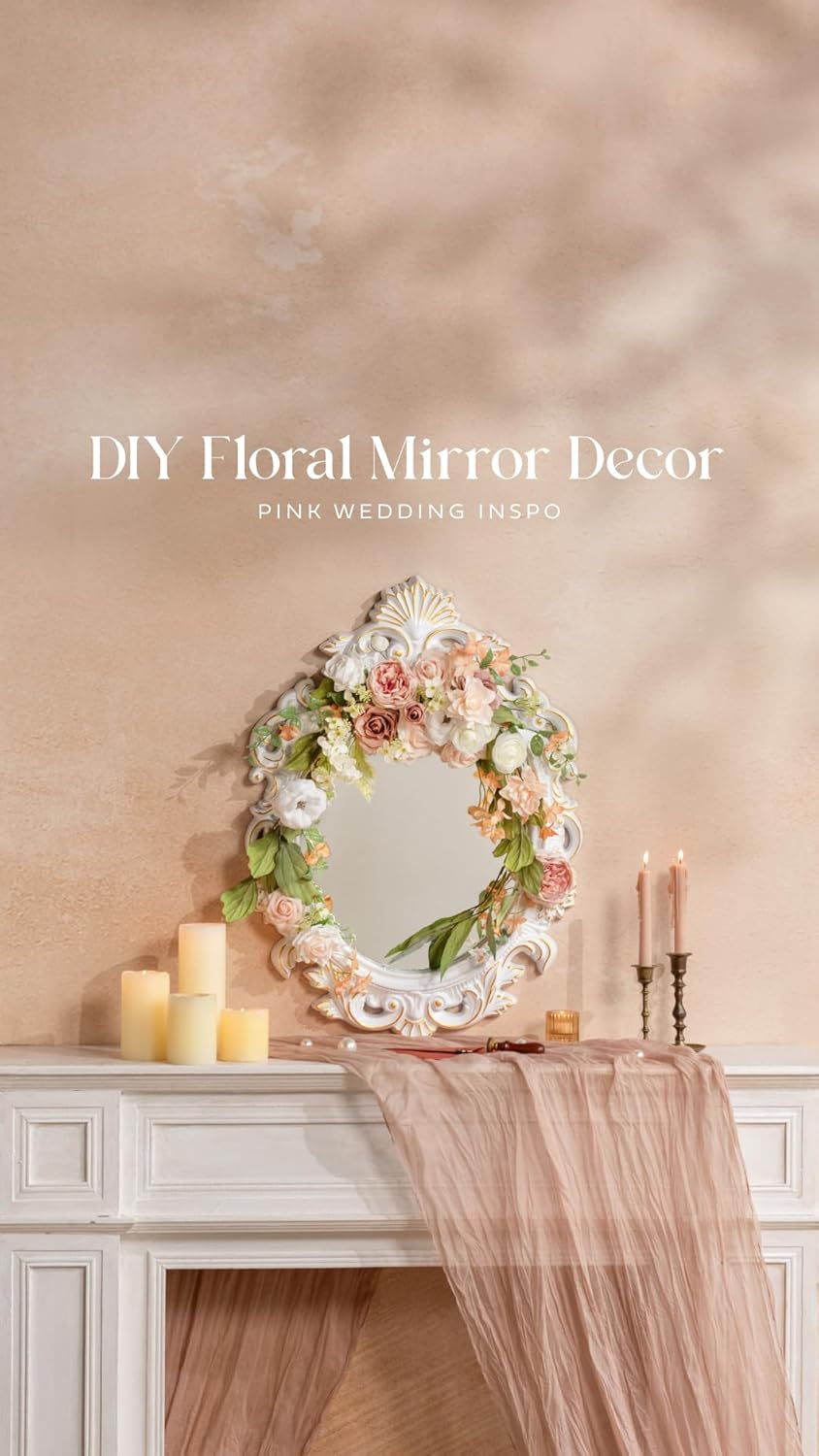 Ling's moment Flowers 25pcs Fake Gardenia Pink Flowers Artificial Flowers with Stem, Fake Flower for DIY Wedding Decorations Centerpieces Bouquets Boutonnieres（Flores Artificiales para Decoracion） - Image 6