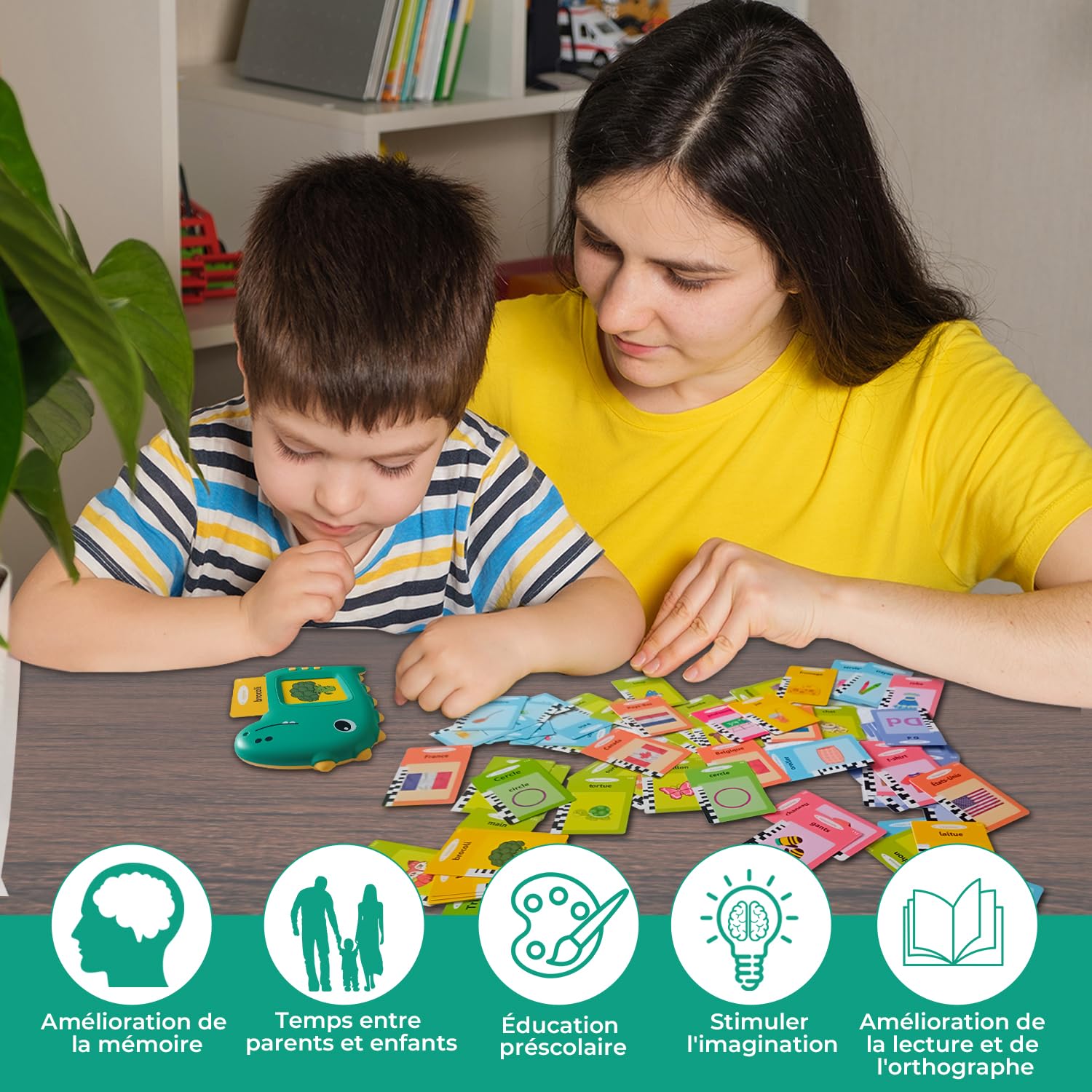 Cartes éducatives Montessori Pour Enfants 2 Ans - Jouet D'apprentissage