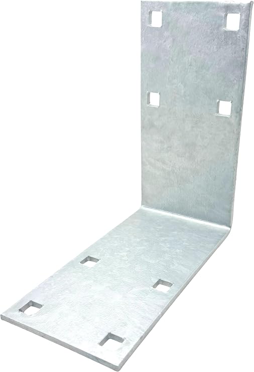 Floating Dock Outside Corner Connector Bracket Female (DH-F) USA Made Galvanized Steel, 1/4 Thick, 10.25 x 10.25, Mates with DH-M