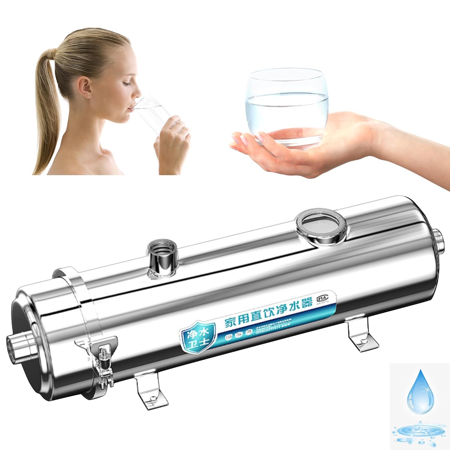 Whole Home Water Filtration System- UF Purifier，Filtering of SILT、VIRUSES、 Rust、MICROORGANISMS、Sediment and Other Harmful SUBSTANCES in Water，Large Flow、Drinking DIRECTL.