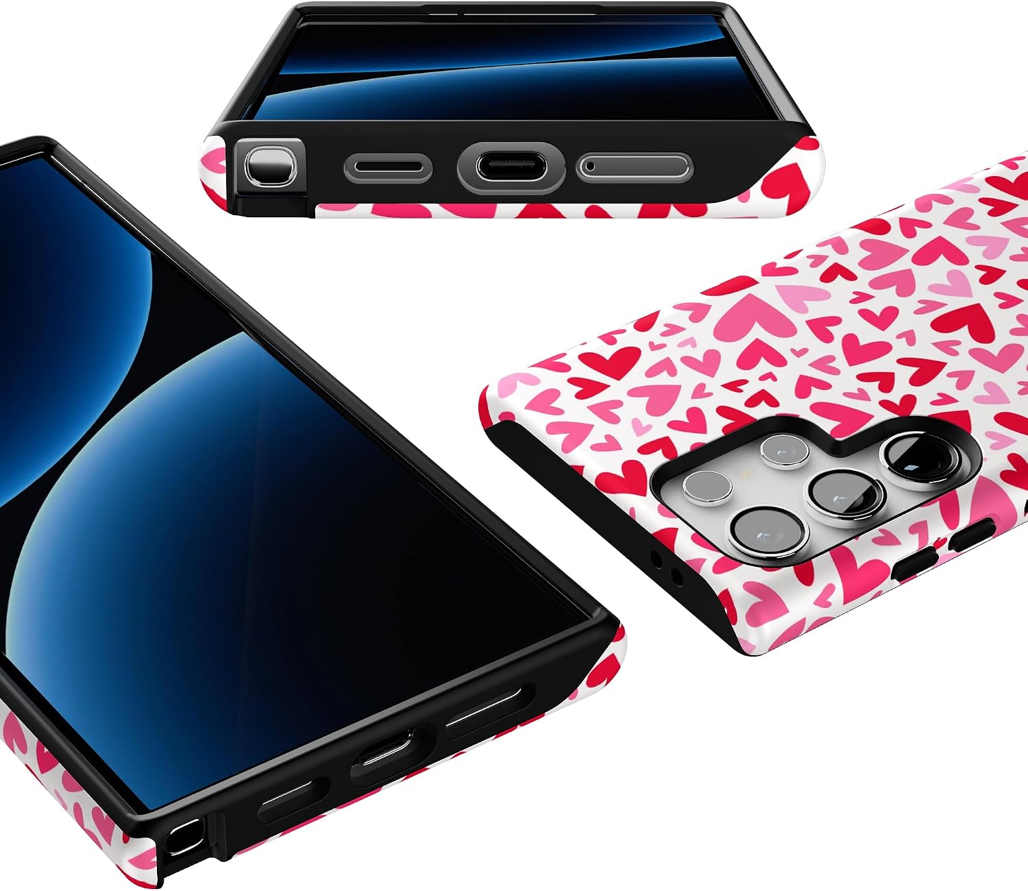 Casely Galaxy S24 Ultra Case | XOXO | Candy Hearts | Essential Slim Dual-Layer Protective Design