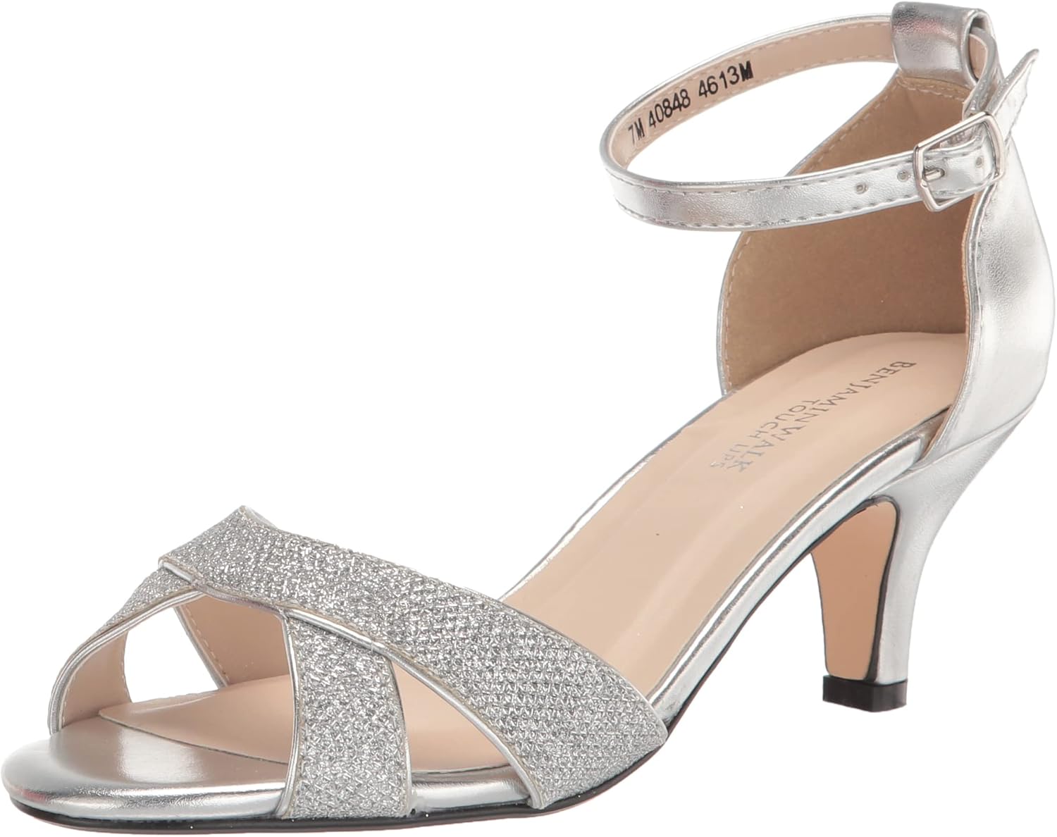 Touch Ups Women's Clementine Platform, Silver, 8