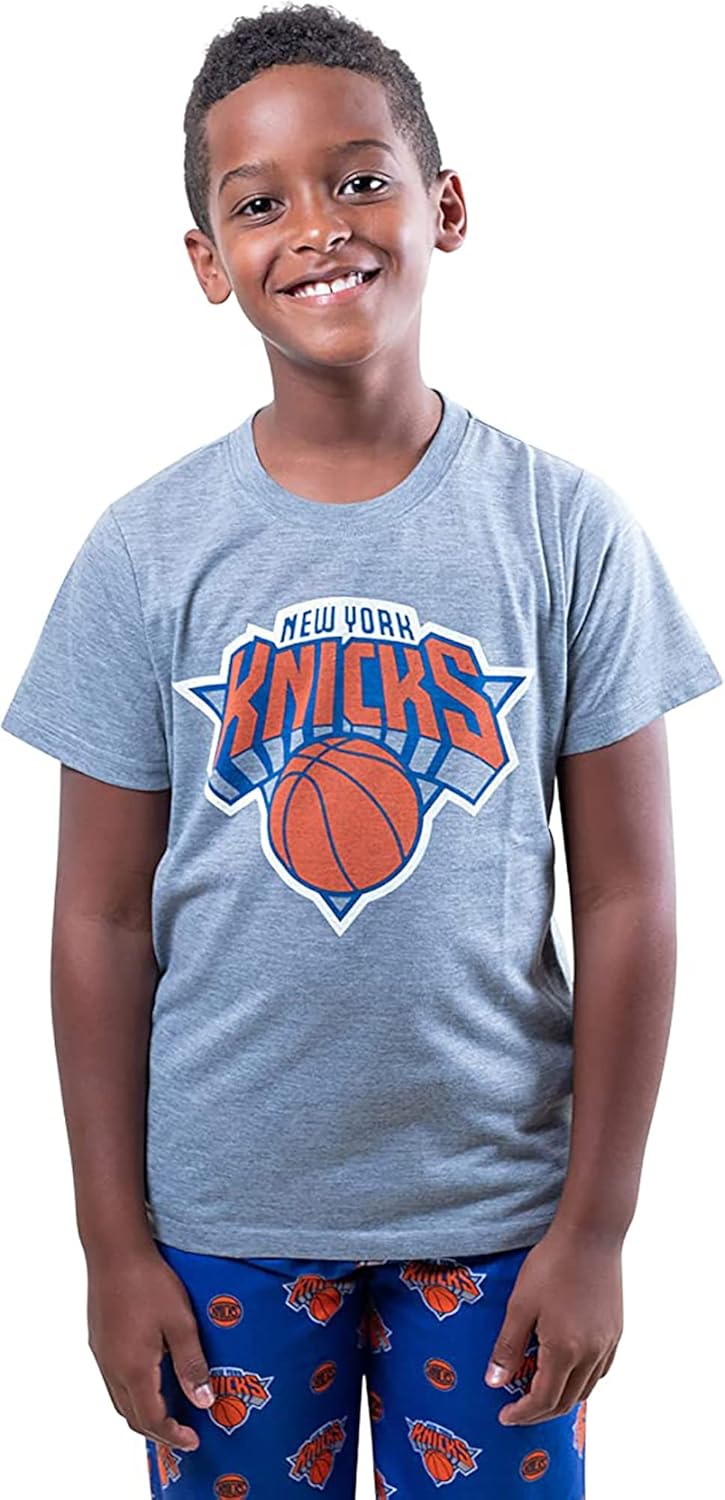 Ultra Game Youth NBA Official 2-Piece PJs Lounge Pants & Tee Set
