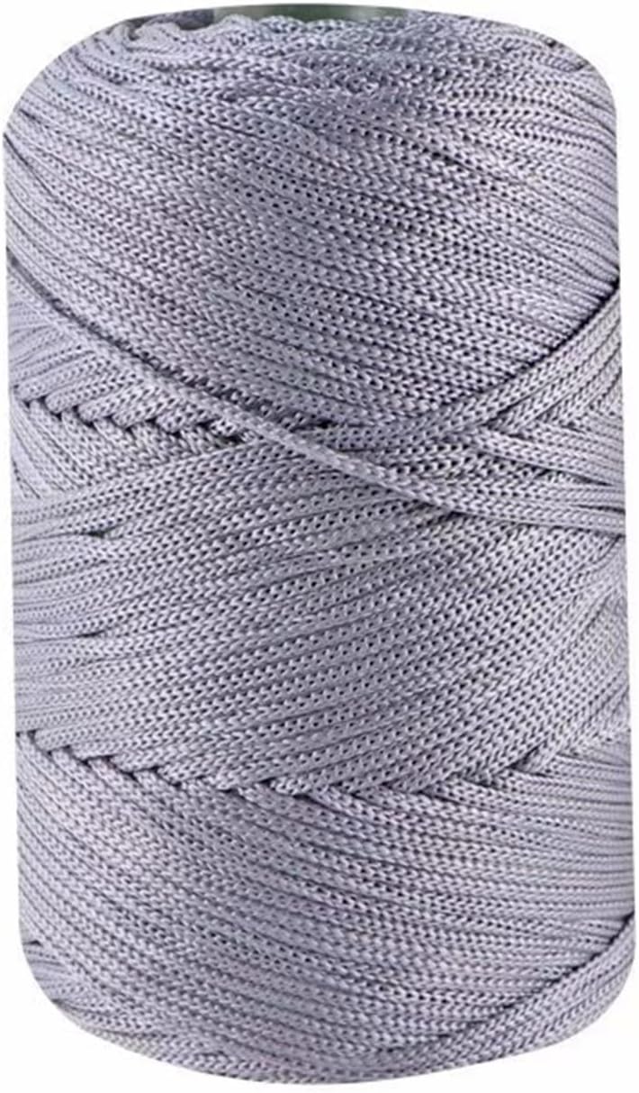 Yarn for Crocheting 1pcs Light Viscose Ice Rope Summer Sun Hat Hand Woven DIY Hook Cushion Hollow Bright Silk Medium Thick Wool Knitting Chunky Yarn Crochet Kit (Color : 07)