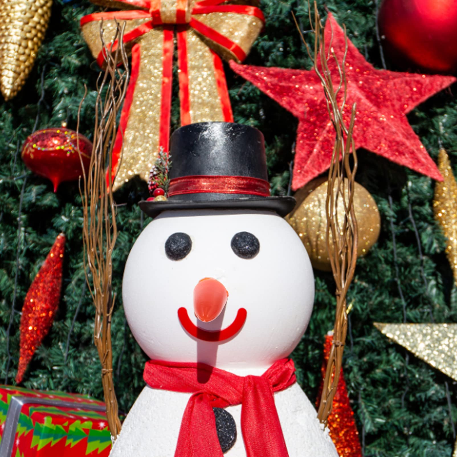 4 Set Naso di Pupazzo di Neve Soprammobili Natalizi Soprammobili Natale Pupazzo di Neve Giocattoli Naso Pupazzo di Neve Pupazzo di Neve di Vacanza Che Fa Il Naso 2 Scatole*4