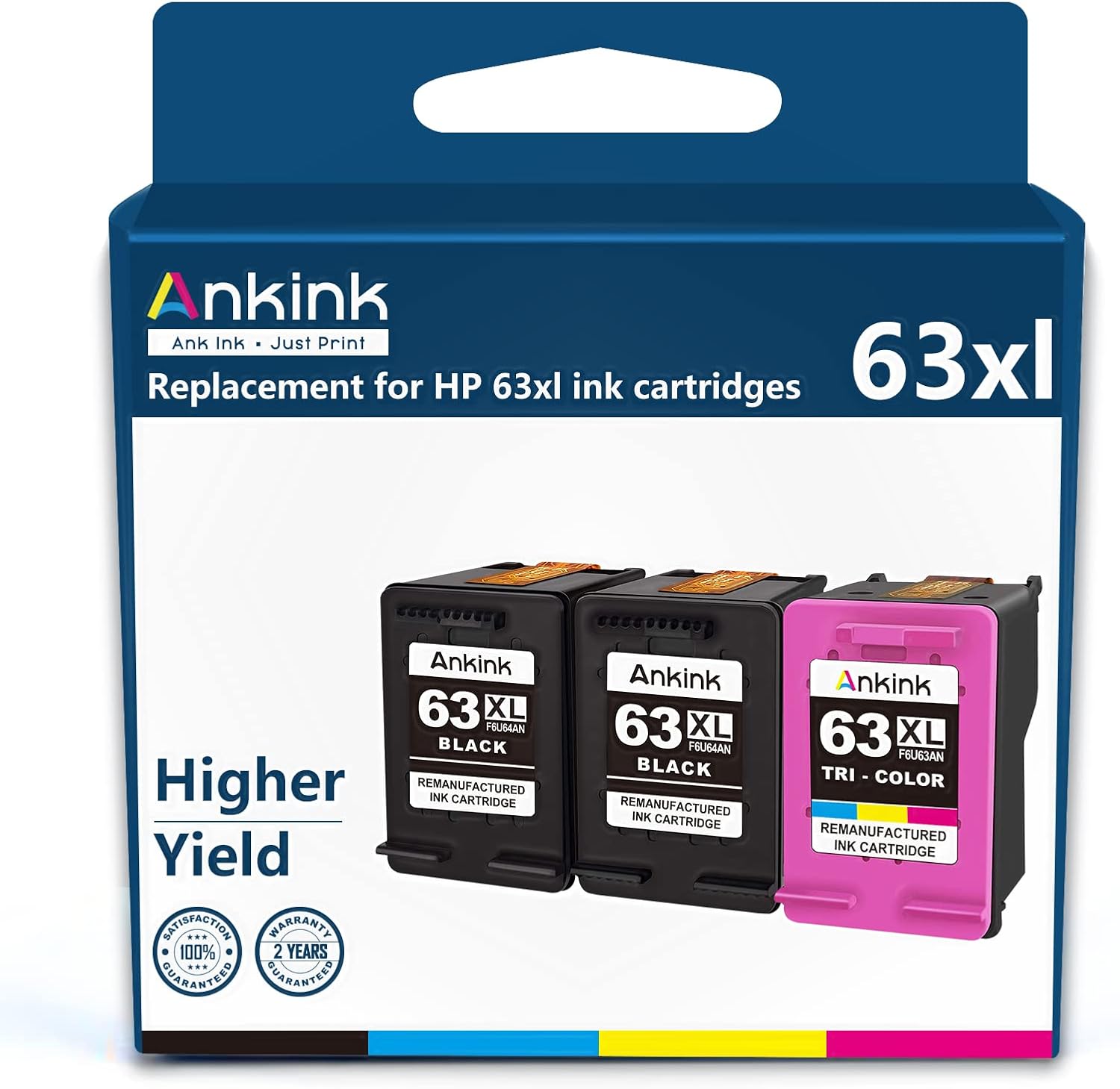 Buy Ankink Higher Yield 63XL Ink 
