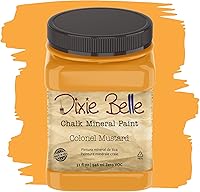 Vista 193 de Dixie Belle Paint Company - Pintura con acabado de tiza para muebles, color blanco lino (Drop Cloth), 8 fl oz, pintura mineral color blanco lino mate