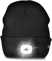 Vista 28 de Etsfmoa Gorro unisex con la luz, regalos para hombres, papá, padre, gorras recargables por USB