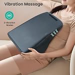 Snailax Massager Shiatsu pour le bas du dos et le cou avec chaleur, Massager pour le dos pour tissus profonds, Coussin de massage 3D pour le cou, les épaules et les jambes, Cadeaux d'anniversaire pour hommes et femmes
