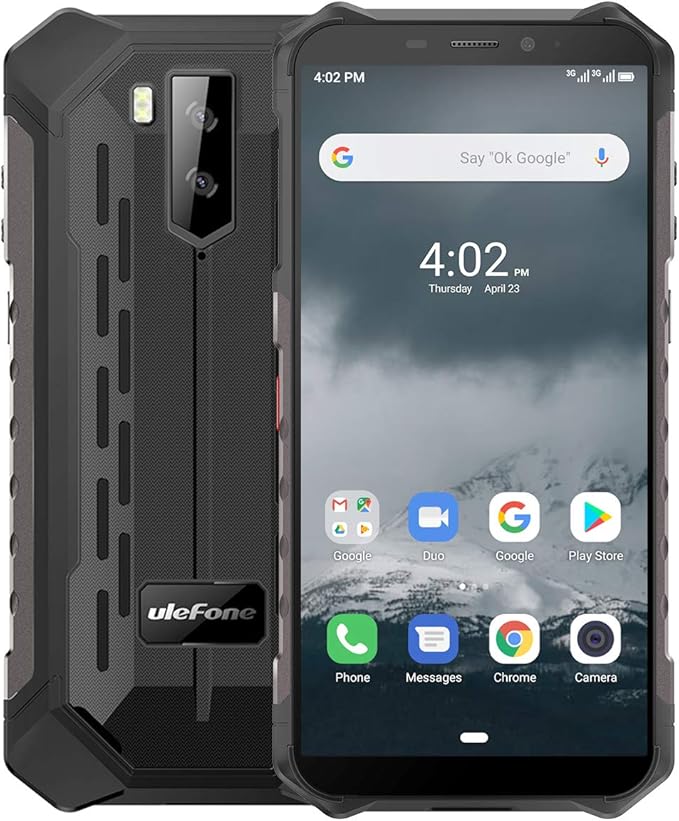 title=Rugged Smartphone 2020, Ulefone Armor X3 Telefono IP68 Android 9.0, 2GB+32GB,