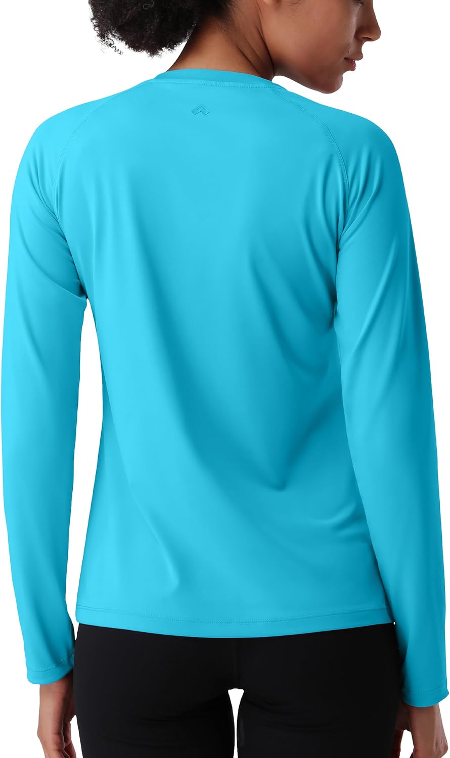 Pioneer Camp Women's UV Sun Protection SPF Shirt V Neck UPF 50+ Long Sleeve Workout Tops Quick Dry Rash Guard Hiking Running - Image 2