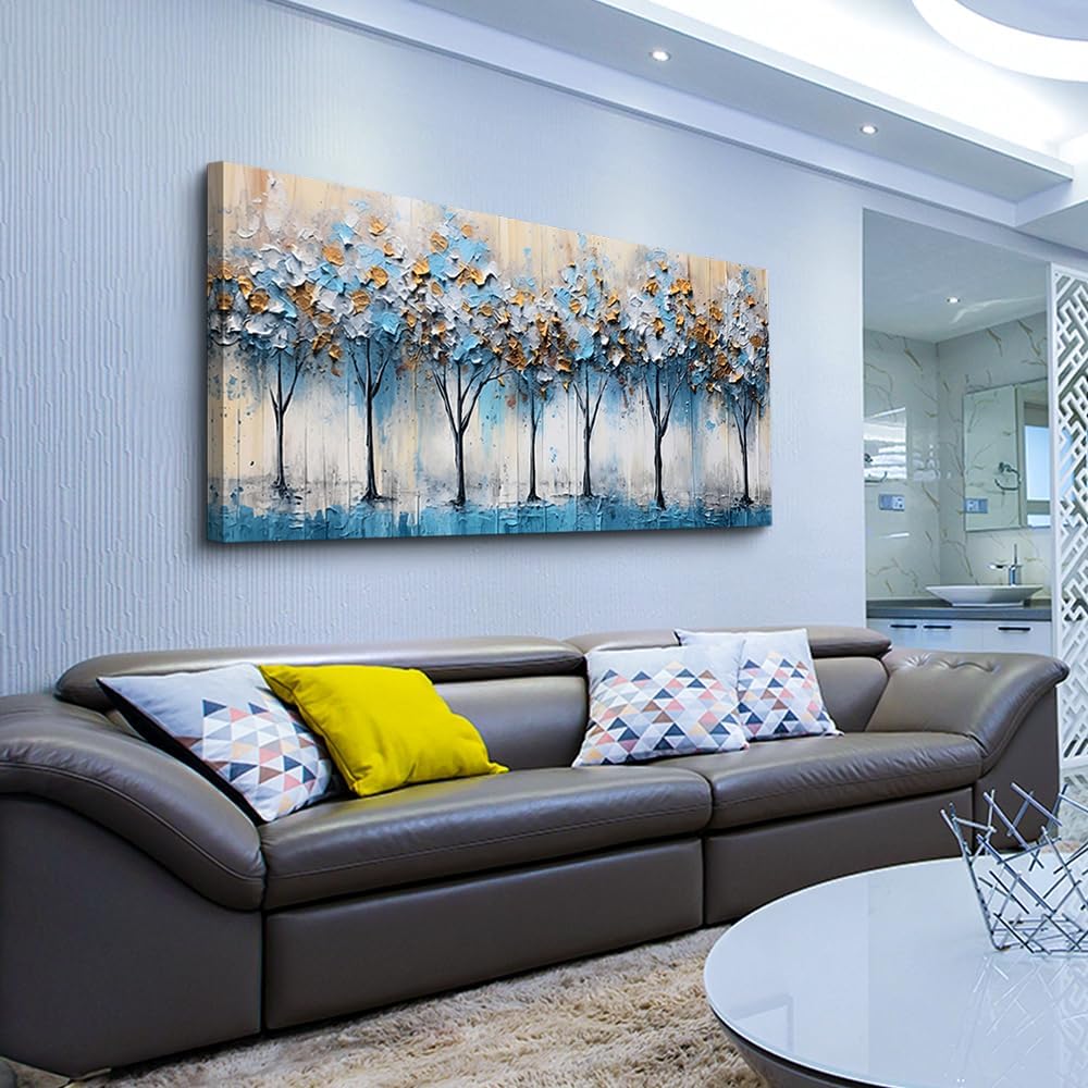 hyidecorart Canvas Wall Art For Living Room Bedroom Wall Decor Modern Home Decor Office Decorations Vintage Trees Abstract Wall Paintings Stretched And Framed Ready To Hang Pictures Works