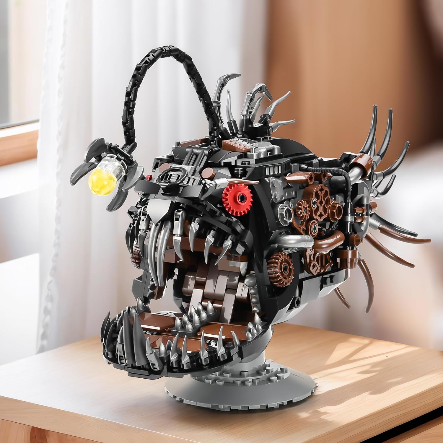 BNG Mechanical Fish Building Set for Adult,Ocean Animal Building Blocks Toy,Collectible Decor for Home or Office,STEM Gift for Teens Boys Girls 8+ (1038PCS)