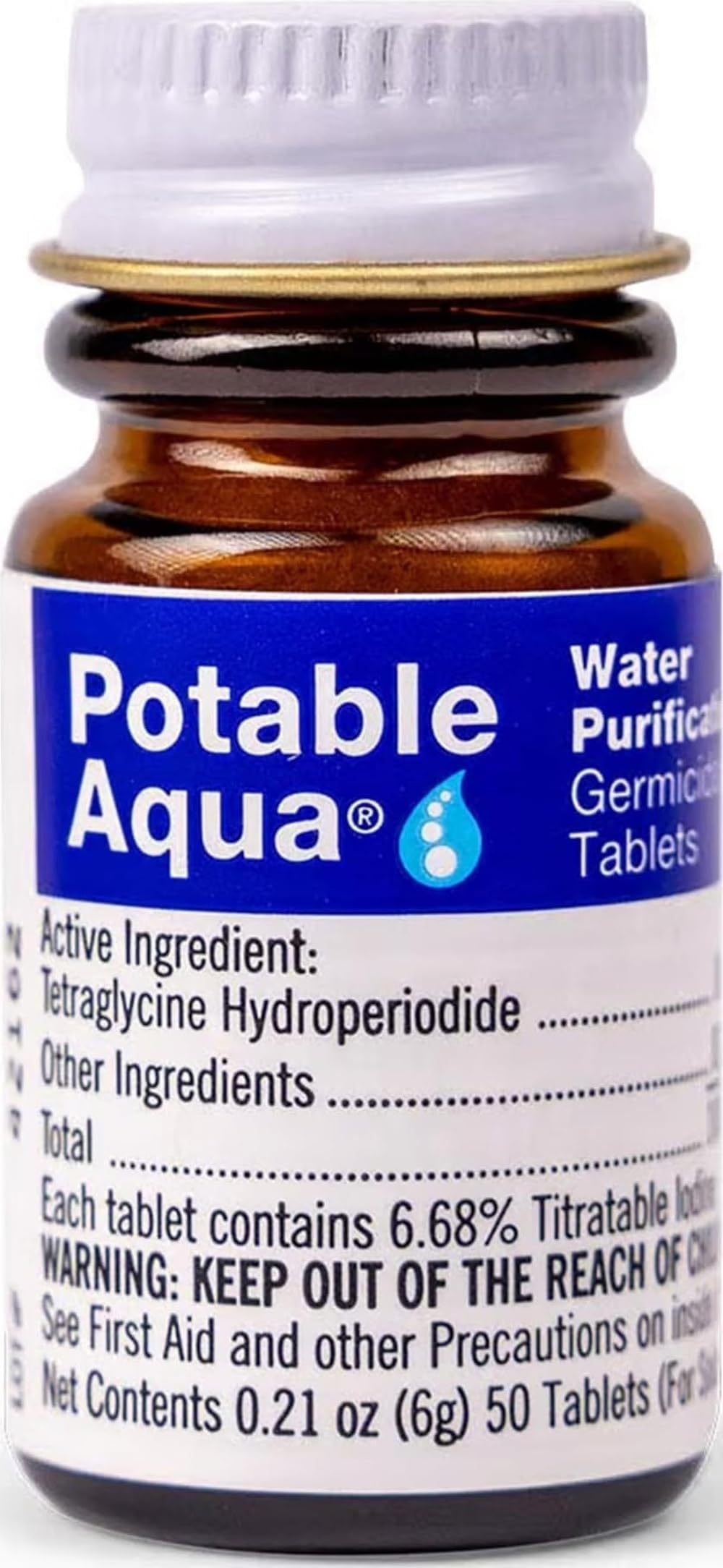 Water Purification Treatment - Portable Drinking Water Treatment for Camping, Emergency Preparedness, Hurricanes, Storms, Survival, and Travel (50 Tablets), Black, single pack | camping-water-filters