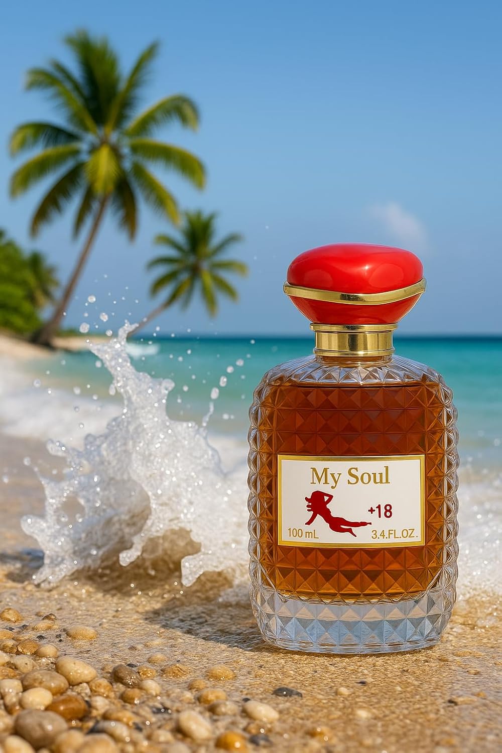 Women's Perfume with Cherry, Jasmine, Sandalwood Fragrance, 100 mL / 3.4 fl.oz, Romantic and Sexy Perfume for Women - Image 5