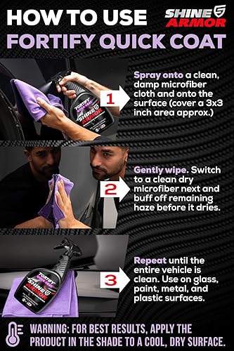 Miniatura 10 de SHINE ARMOR - Revestimiento de cerámica para autos, capa rápida, esmalte de cera para automóvil, lavado sin agua, cera hidrofóbico, esmalte y