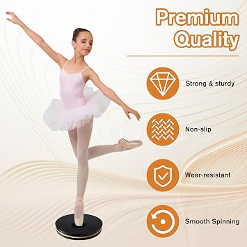 Ice Skating Spinner, Figure Skating Spinner Training Aid for Ice Skaters, Gymnastics, Dance and Ballet Pirouette Metal Eight Spin Trainer