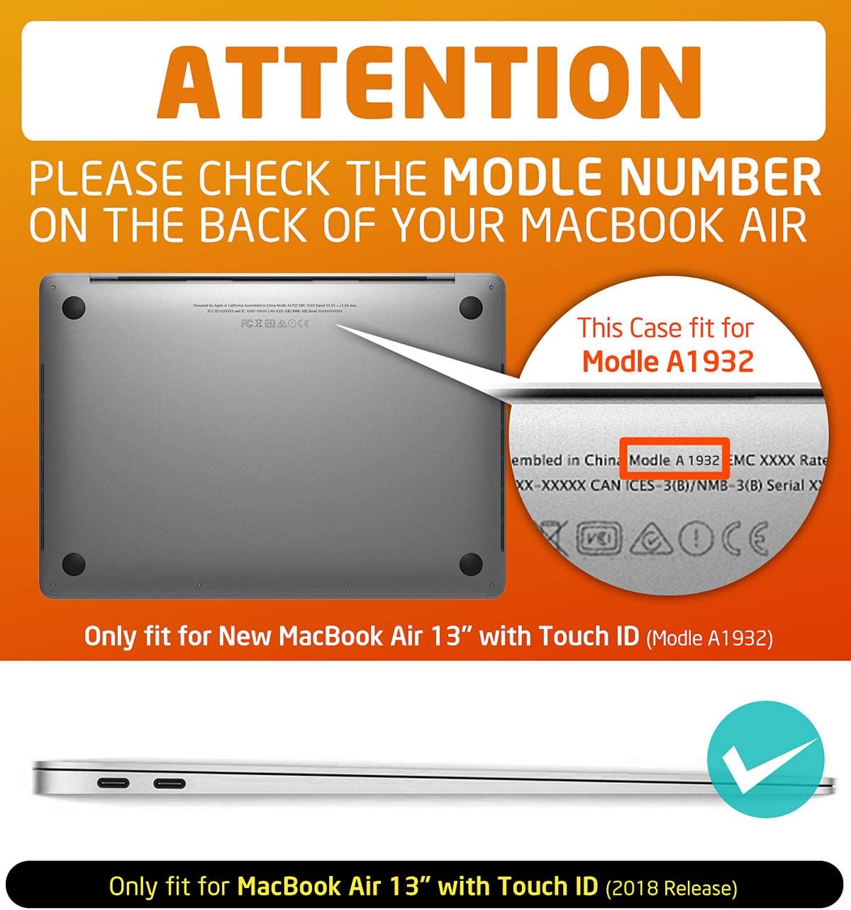 Protect Case for Macbook Air 13 Inch (Models: A1369 / A1466, Older Version 2010-2017 Release), NexCase [Heavy Duty] [Dual Layer] Hard Case Cover with TPU Bumper for Apple Macbook Air 13 Inch [Black]