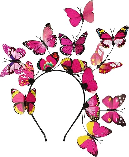 Miniatura 7 de plainshe Alas de mariposa, alas de hadas para adultos, disfraz de mariposa, disfraces de Halloween para mujer, juego de 3 capas de mariposa.