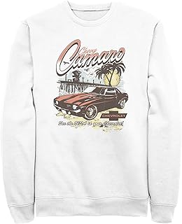 Men's General Motors Lt Vintage Camaro Mens Pullover Crew Fleece