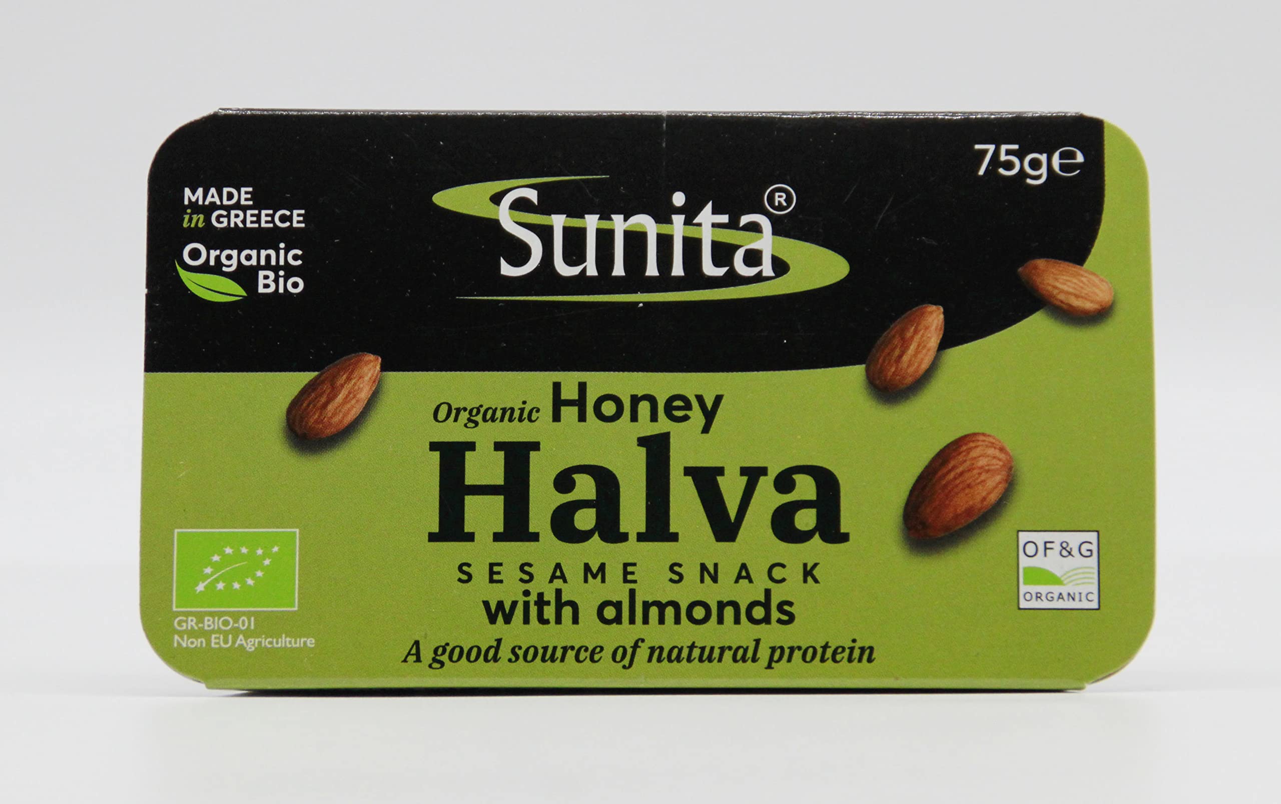 Sunita Organic Honey Halva with Almonds 75g