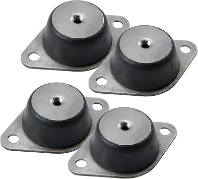 Motor Engine Mount 4-Pack Compatible with Sea-Doo / Fits Many 580 587 650 657 717 720 GTI LE GTS SP SPX / Replaces 270000023 270000032 270000065 270000117 270000118 270000217 270000425