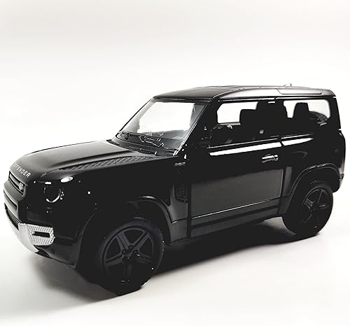 Miniatura 6 de Kinsmart Land Rover Defender 90 Eggshell Blanco 136 Escala Diecast SUV PEQUEÑO