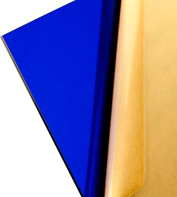 Cast Acrylic Sheet - .118 Thick TP Dark Blue 12" x 12" Nominal"