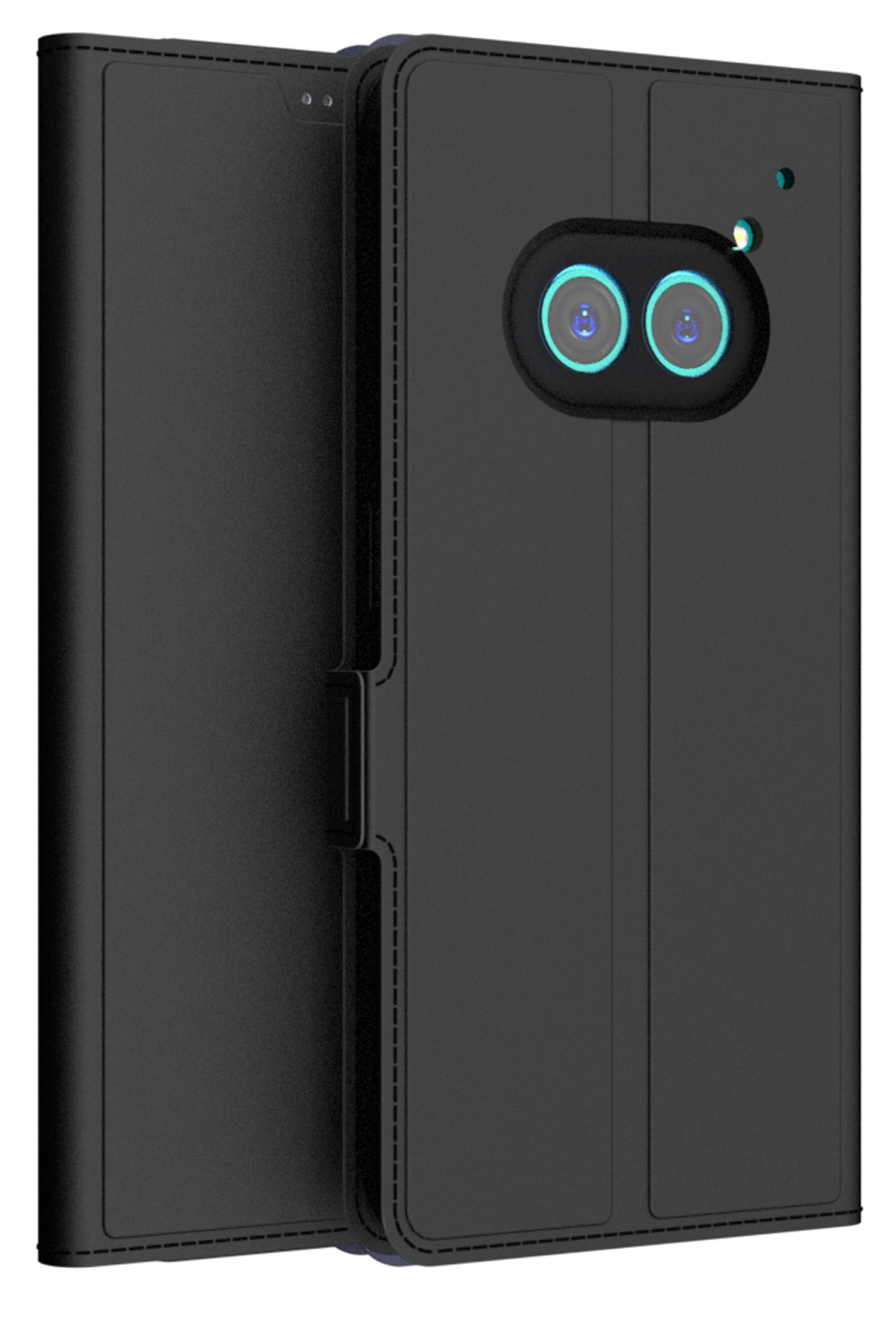 Kapa Noble Slim Magnetic Leather Flip Case Cover for Nothing Phone 2A / 2A Plus | Card Holder Stand Flip Wallet Case (Black) (B0D2DCK385) Amazon Price History, Amazon Price Tracker