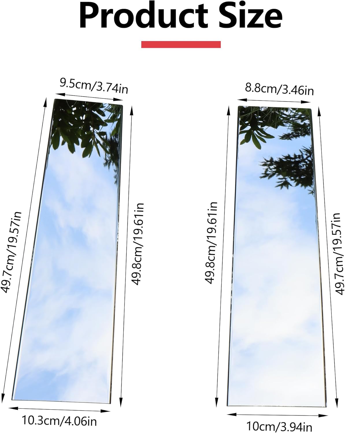 BASIKER Door Window Polished Chrome Pillar Post Trim Fit for Ford F-150 2004-2014 Stainless Steel Molding Trim (4pcs)