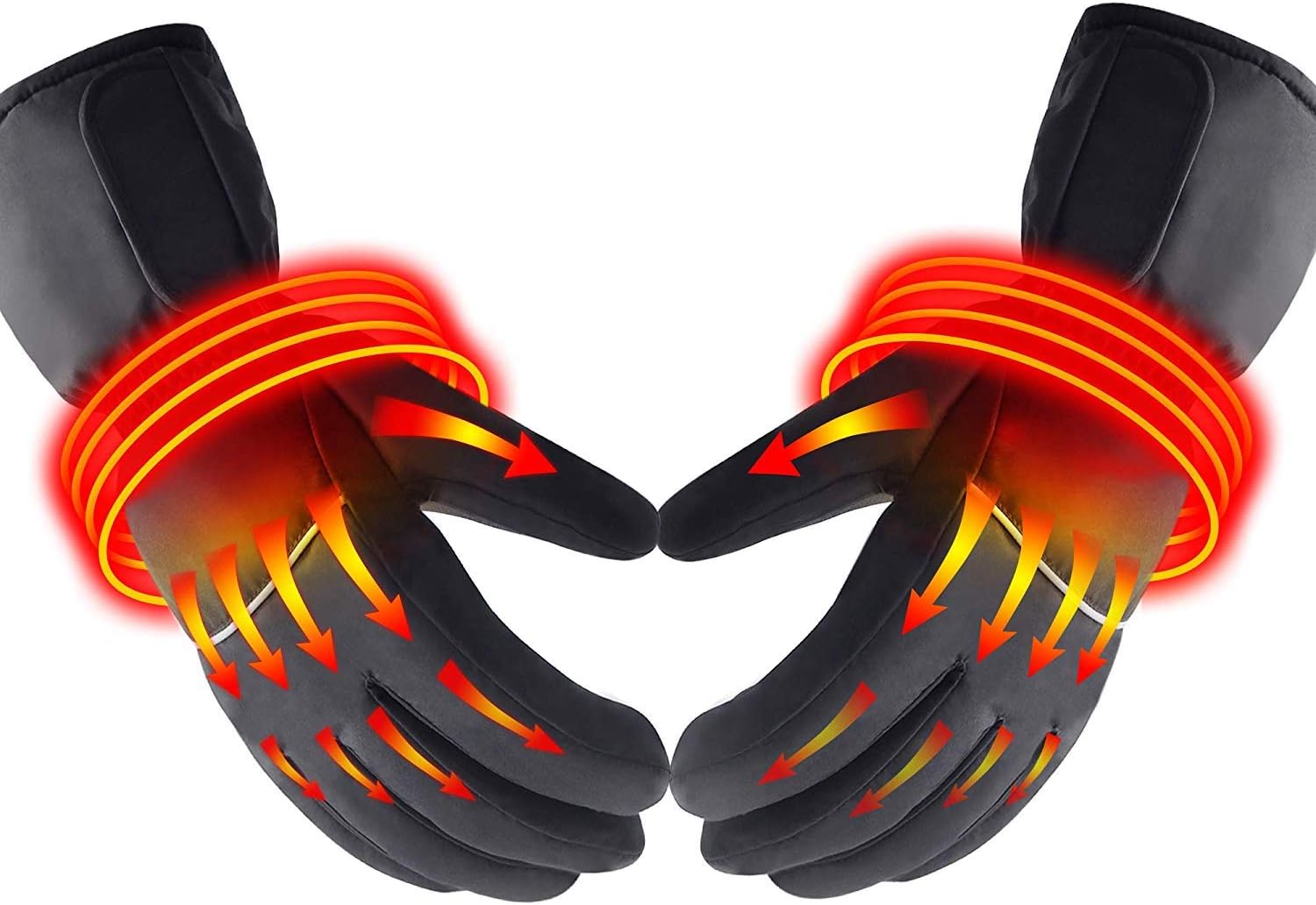 Seaskkyer Rechargeable Electric Battery Heated Gloves for Men and Women