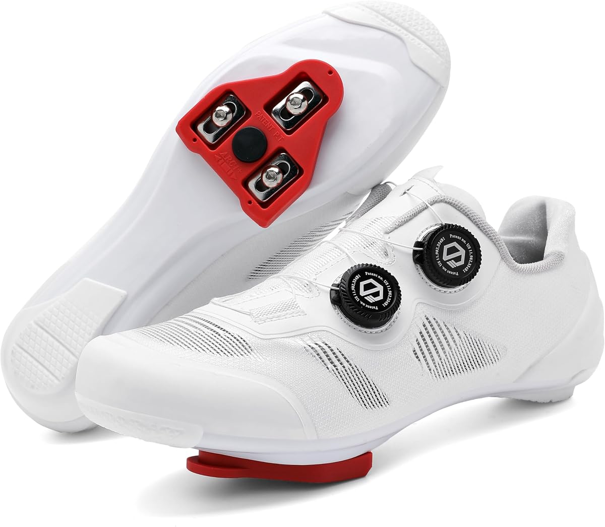 Unisex Cycling Shoes Compatible with Peloton Indoor Outdoor Road Bike Riding Shoes for Men Women with Delta Cleats