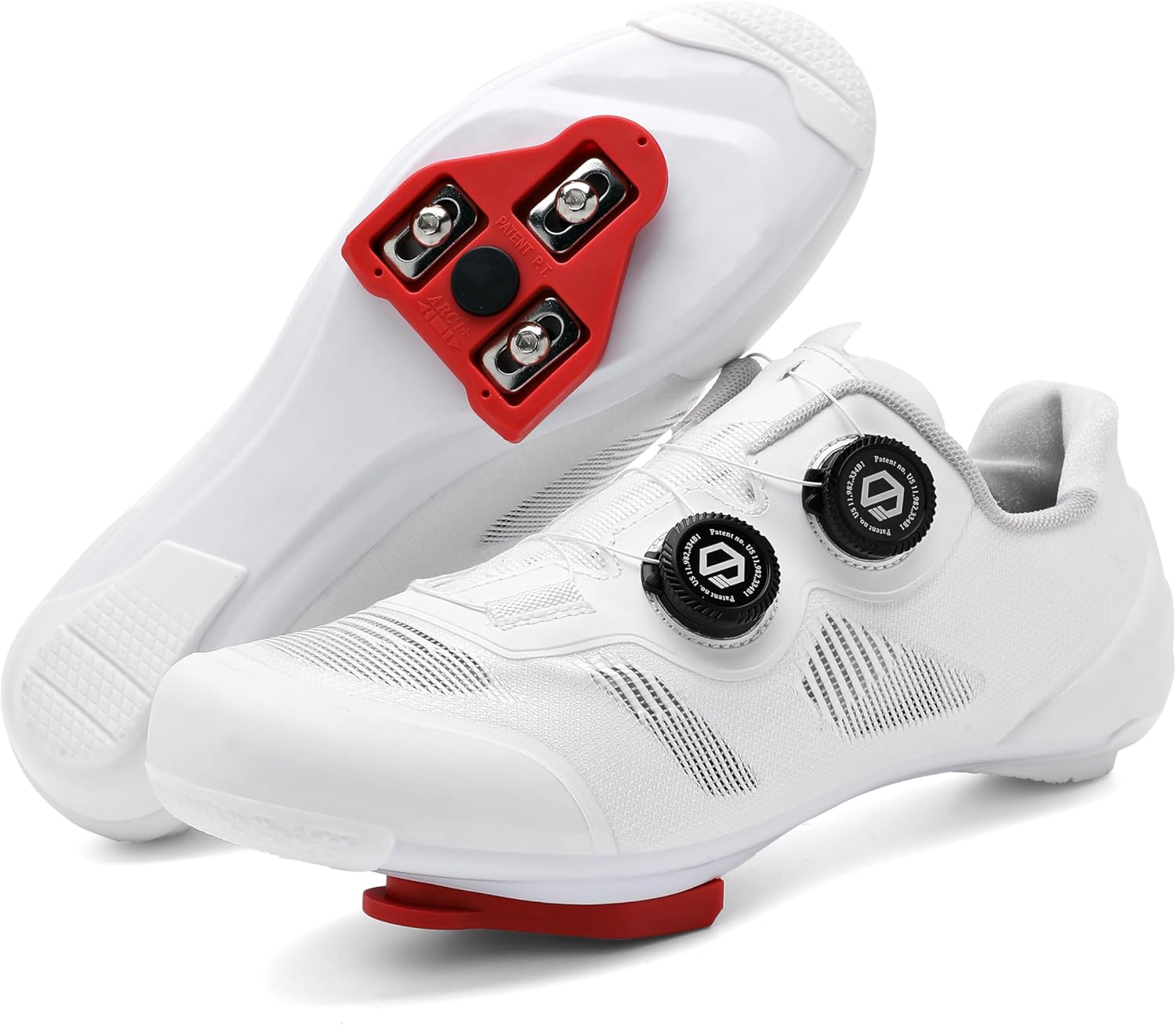 Unisex Cycling Shoes Compatible with Peloton Indoor Outdoor Road Bike Riding Shoes for Men Women with Delta Cleats