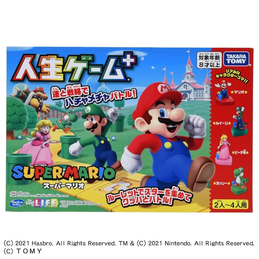 Amazon.co.jp: Takara Tomy Super Mario Life Game Plus : Toys
